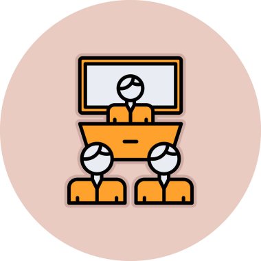 iş simgesi vektör illüstrasyonu