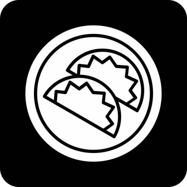 ekmek ikonu vektör illüstrasyonu