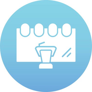 Kahve fincanı simgesinin vektör çizimi