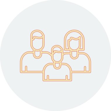 insanlar simge vektör illüstrasyonu