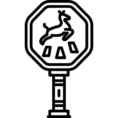 trafik sinyal simgesi, basit biçim