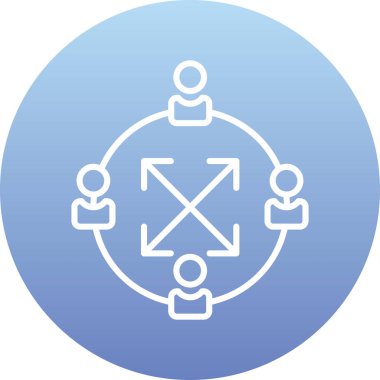 İş simgesinin vektör illüstrasyonu