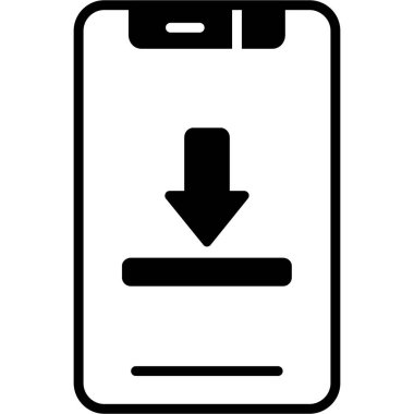 Telefon simgesi vektör illüstrasyonu