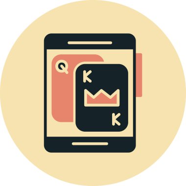 Akıllı Telefon. Basit illüstrasyon