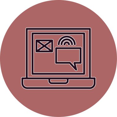 seo modern simgesinin vektör illüstrasyonu