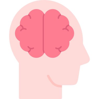 Beyin organı izole edilmiş simge