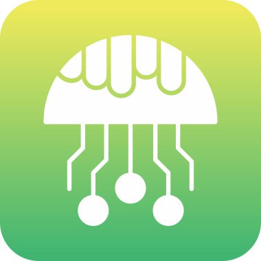 Tek bir izole simgenin vektör illüstrasyonu