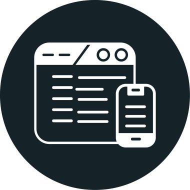 seo modern simgesinin vektör illüstrasyonu