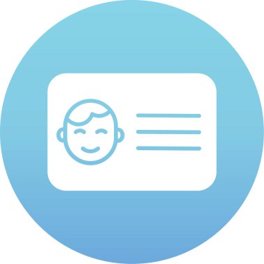 Kart. Web simgesi basit illüstrasyon