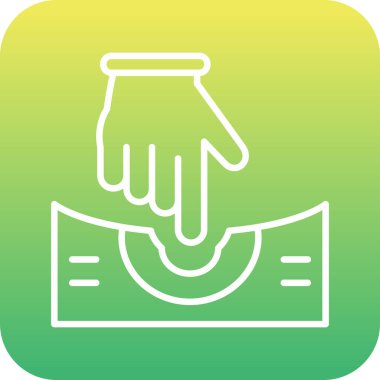 Bir kahve makinesinin vektör simgesi