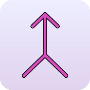 Modern simgenin vektör illüstrasyonu