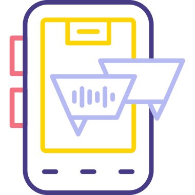 vektör cep telefonu, basit tasarım