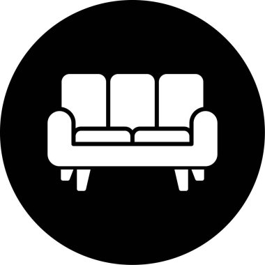 Kanepe. Web vektörü basit illüstrasyon