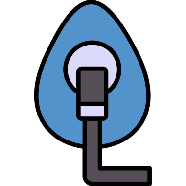 Fiş. Web simgesi basit illüstrasyon