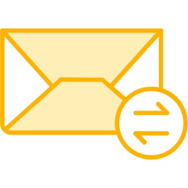 zarf simgesi vektör illüstrasyonu