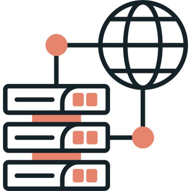 sunucu simgesi çizimi