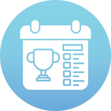 Kupa. Web simgesi basit illüstrasyon