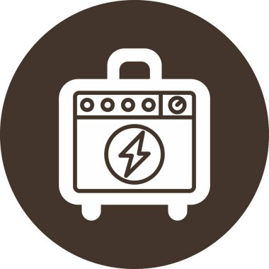 Pil simgesinin vektör illüstrasyonu