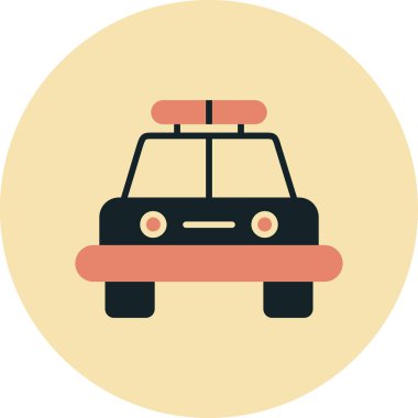 araç simgesi vektör illüstrasyonu