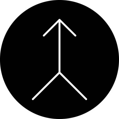 ok yönü ok simgesi ana hat biçiminde