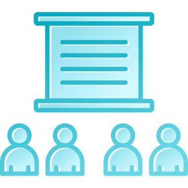 Vektör çizimi. İş adamları buluşması. takım çalışması.