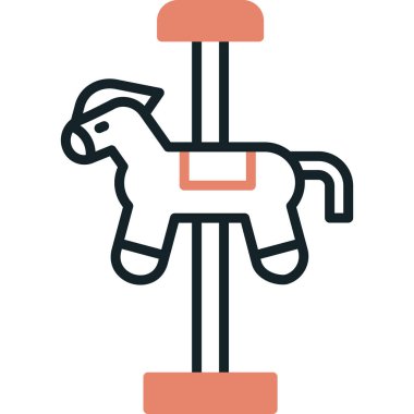 Köpek simgesinin vektör illüstrasyonu