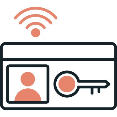 Banka kredi kartı ikonu. Web tasarımı için çevrimiçi kredi kartı vektör simgesinin basit çizimi