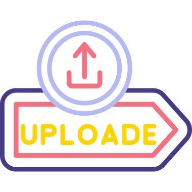 Vektör ağ simgesi. Web için illüstrasyon.