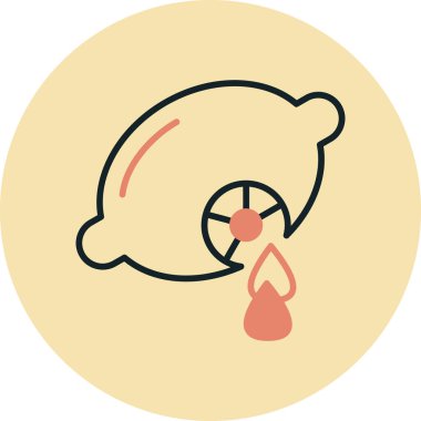 Tavuk. Web simgesi basit illüstrasyon