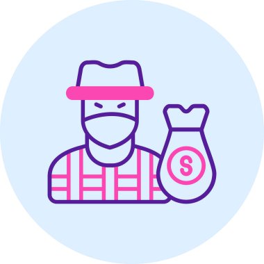 kovboy simge vektör çizim