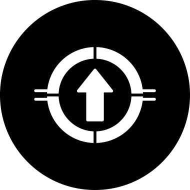 Ok. Web simgesi basit illüstrasyon