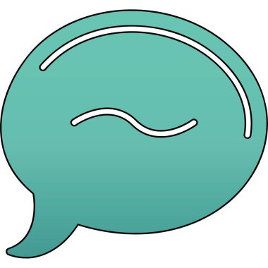 Konuşma balonu işaret tasarımı