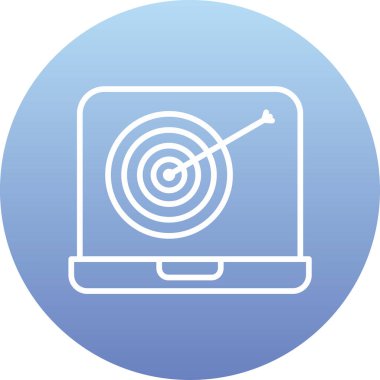 seo modern simgesinin vektör illüstrasyonu