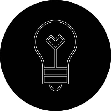 Benzersiz fikir vektör simgesi