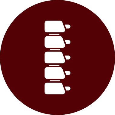 Bir kahve simgesinin vektör çizimi