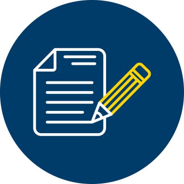 Belge. Web simgesi basit illüstrasyon