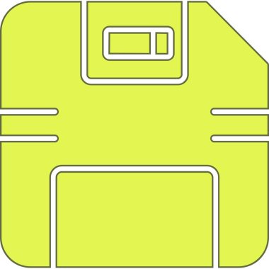 Yeşil arkaplanda açık dizini olan dizinin vektör simgesi