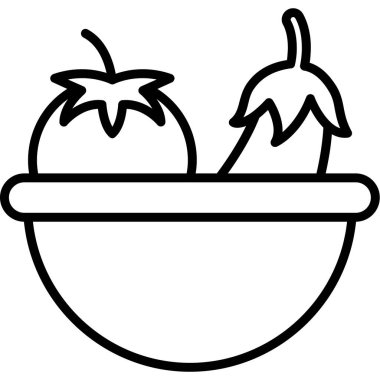 meyve ikonu. vektör illüstrasyonu