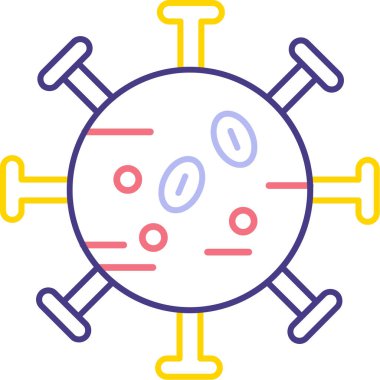 covid 19 koronavirüs simgesi
