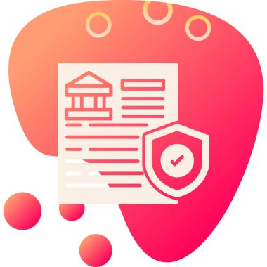 Bir belgenin modern tasarımının vektör illüstrasyonu