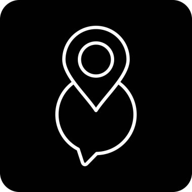 Harita işaretleyici vektör simgesi