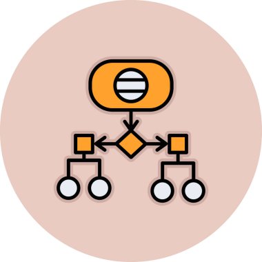 şebeke. Web simgesi basit illüstrasyon