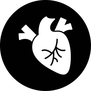 kalp simgesi, vektör illüstrasyonu