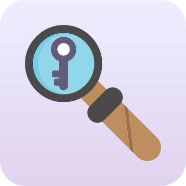 Büyüteç cam ikon vektör tasarımı bul