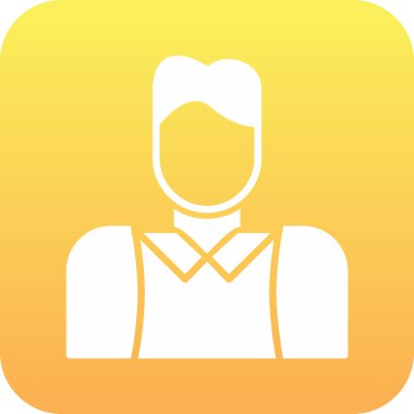 Beyaz arka planda bir kadının vektör çizimi