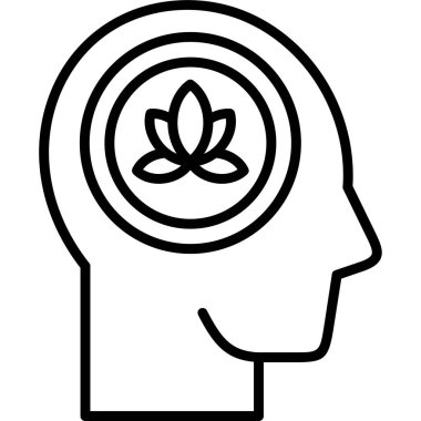 Lotus çiçeği vektör simgesi