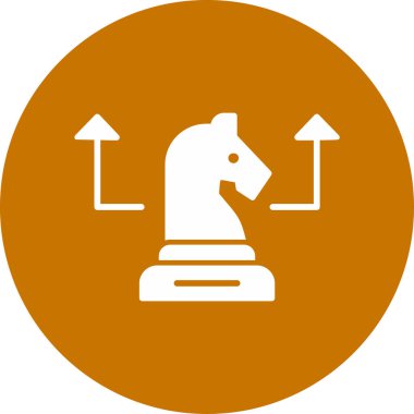 Bir köpek simgesinin vektör illüstrasyonu