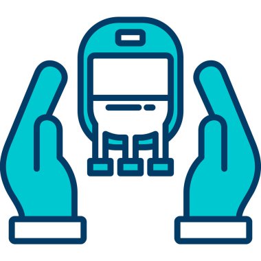 Otobüs bileti. Basit düz vektör illüstrasyonu