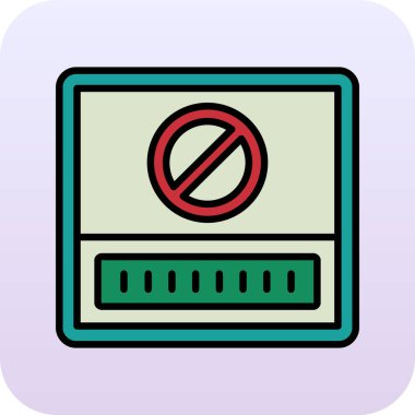 Modern simgenin vektör illüstrasyonu