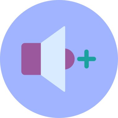 ses hoparlörü ses simgesi düz biçimli